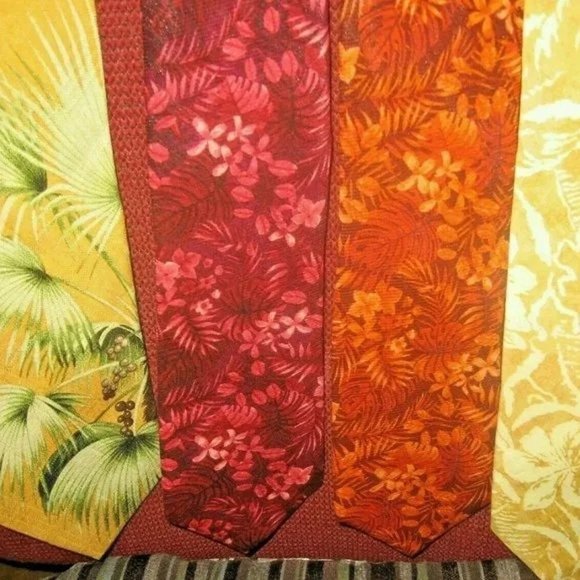 ❤️LOT 4 Amazing! TOMMY BAHAMA Neckties Ties Tropical Hawaiian - Picture 1 of 6